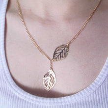 Load image into Gallery viewer, New Fashion Heart Leaf Moon Pendant