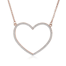 Load image into Gallery viewer, Big Heart Pendant Necklace Women Jewelry