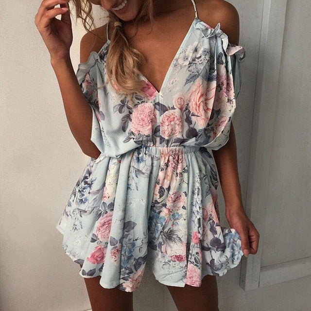 Fashion Bodysuit Rompers Women Summer Jumpsuit