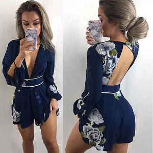 Fashion Bodysuit Rompers Women Summer Jumpsuit