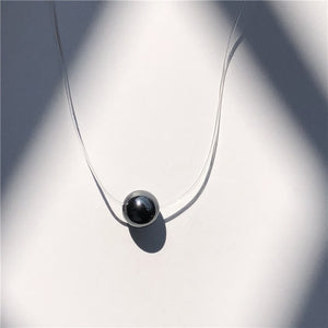 Female Transparent Fishing Line Necklace