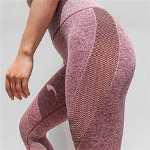 Load image into Gallery viewer, New Seamless Mesh Running Sport Tights Women