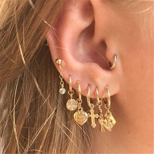 Small hoop earring