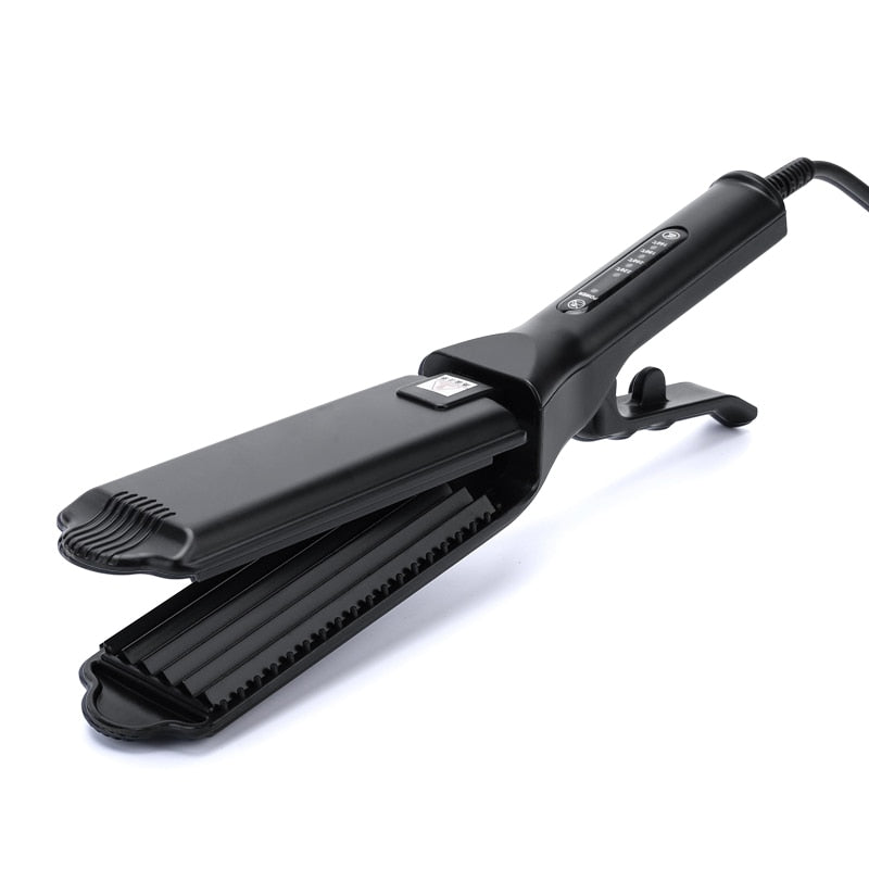 Professional Ceramic Corrugated Iron Hair Straightener