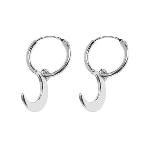 Artilady endless hoop earrings