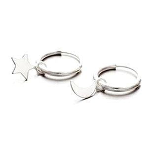 Artilady endless hoop earrings