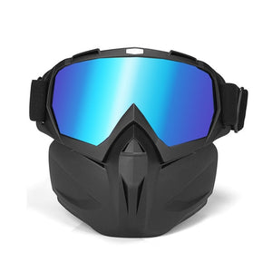 Men Women Ski Goggles Snowboard Snowmobile Goggles Snow Winter Windproof Skiing Glasses Motocross Sunglasses with Face Mask