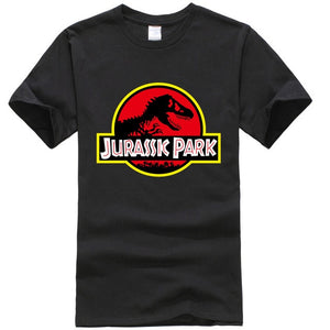 Summer men's T-shirt new JURASSIC PARK printed cotton T-shirt