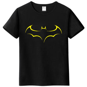 Men's Casual High Quality 100% Cotton Funny Batman Print T-Shirt