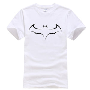 Men's Casual High Quality 100% Cotton Funny Batman Print T-Shirt