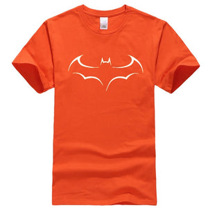 Men's Casual High Quality 100% Cotton Funny Batman Print T-Shirt