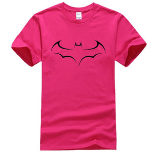 Men's Casual High Quality 100% Cotton Funny Batman Print T-Shirt