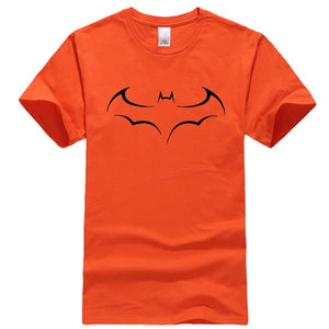 Men's Casual High Quality 100% Cotton Funny Batman Print T-Shirt