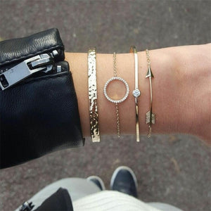 Geometric Open Bracelet