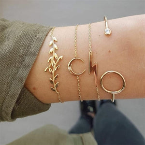 Geometric Open Bracelet