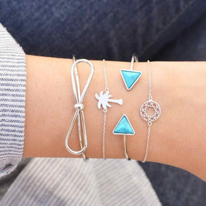 Geometric Open Bracelet