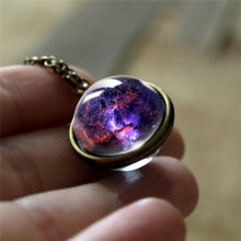 Load image into Gallery viewer, Nebula Galaxy Double Sided Pendant