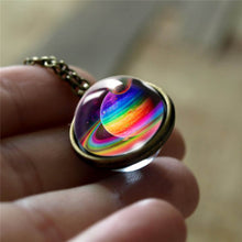 Load image into Gallery viewer, Nebula Galaxy Double Sided Pendant