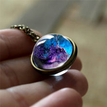 Load image into Gallery viewer, Nebula Galaxy Double Sided Pendant