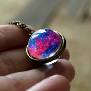 Nebula Galaxy Double Sided Pendant