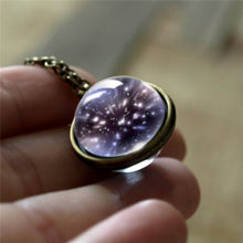 Load image into Gallery viewer, Nebula Galaxy Double Sided Pendant