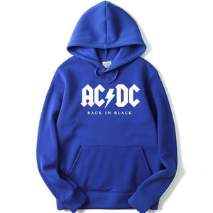 Men's Hoodie Music Letter AC/DC band rock Printed Sweatshirt