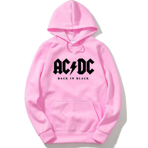 Men's Hoodie Music Letter AC/DC band rock Printed Sweatshirt