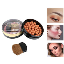 Load image into Gallery viewer, Hot 1pc Makeup Face Matte Blusher Ball 3 In 1 Blush Eyeshadow  Powder Balls 8 Colors maquiagem