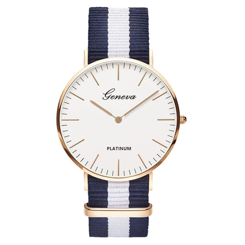 Hot Sale Nylon strap Style Quartz Women Watch