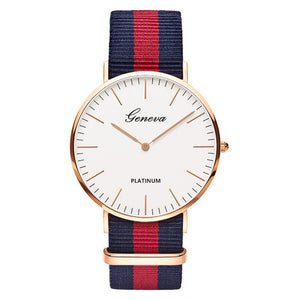 Hot Sale Nylon strap Style Quartz Women Watch