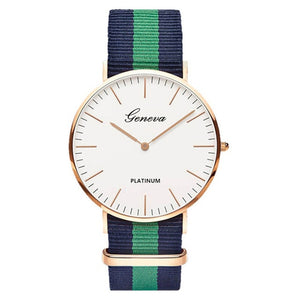 Hot Sale Nylon strap Style Quartz Women Watch