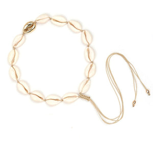 Natural shell choker necklace