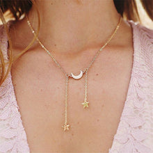 Load image into Gallery viewer, Star Crystal Heart Love Moon Cross Circle Simple Choker Necklace