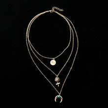 Load image into Gallery viewer, Star Crystal Heart Love Moon Cross Circle Simple Choker Necklace