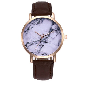 Relogio Luxury Marble textured Dial Watch