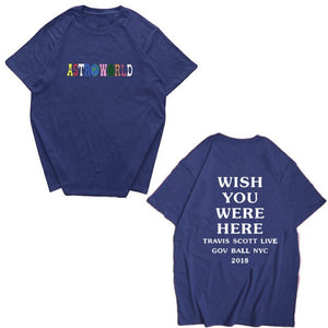 BTS Brand ASTROWORLD Print T-Shirts