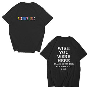 BTS Brand ASTROWORLD Print T-Shirts