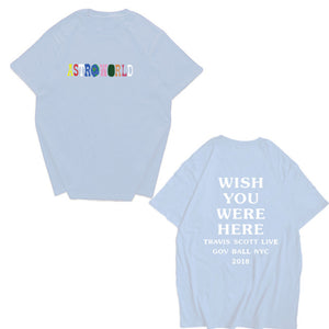 BTS Brand ASTROWORLD Print T-Shirts