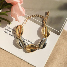 Load image into Gallery viewer, Artilady shell bracelet gold chain bracelet