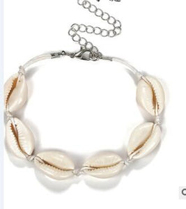 Artilady shell bracelet gold chain bracelet