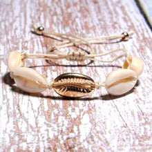 Load image into Gallery viewer, Artilady shell bracelet gold chain bracelet