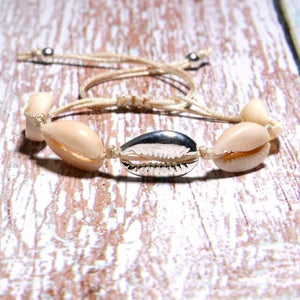 Artilady shell bracelet gold chain bracelet