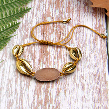 Load image into Gallery viewer, Artilady shell bracelet gold chain bracelet