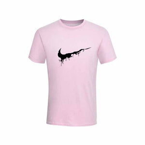 Cotton Casual LOGO Printing Men's T-shirt