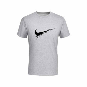 Cotton Casual LOGO Printing Men's T-shirt