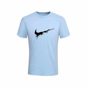 Cotton Casual LOGO Printing Men's T-shirt