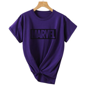 Summer womens t shirt MARVEL