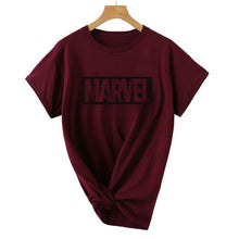 Load image into Gallery viewer, Summer womens t shirt MARVEL