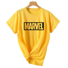 Load image into Gallery viewer, Summer womens t shirt MARVEL