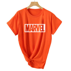 Summer womens t shirt MARVEL